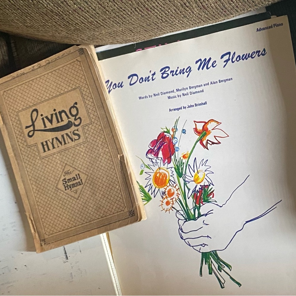 Vintage sheet music